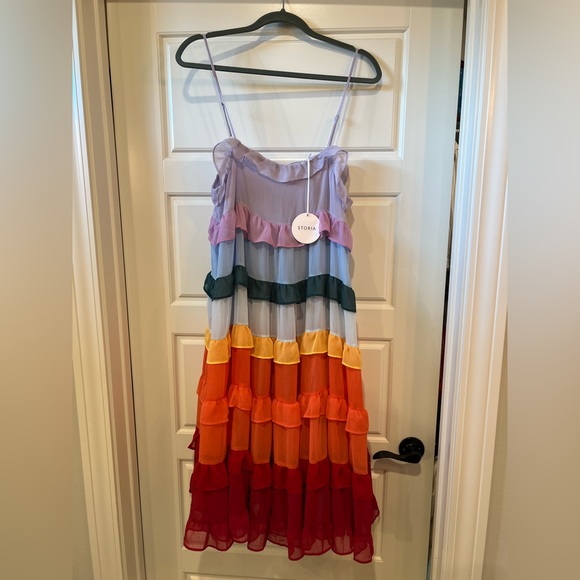 ❌ SOLD NWT Storia Rainbow Dress - Picture 2 of 7